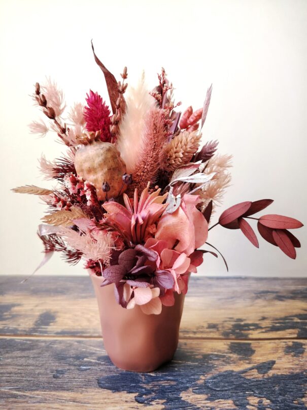 Petit bouquet de fleurs séchées à poser - "Eurëka" – Image 2