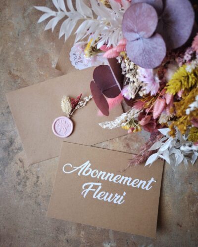 Abonnement fleurs séchées : recevez un bouquet, une couronne ou autre décoration en fleurs séchées pendant plusieurs mois