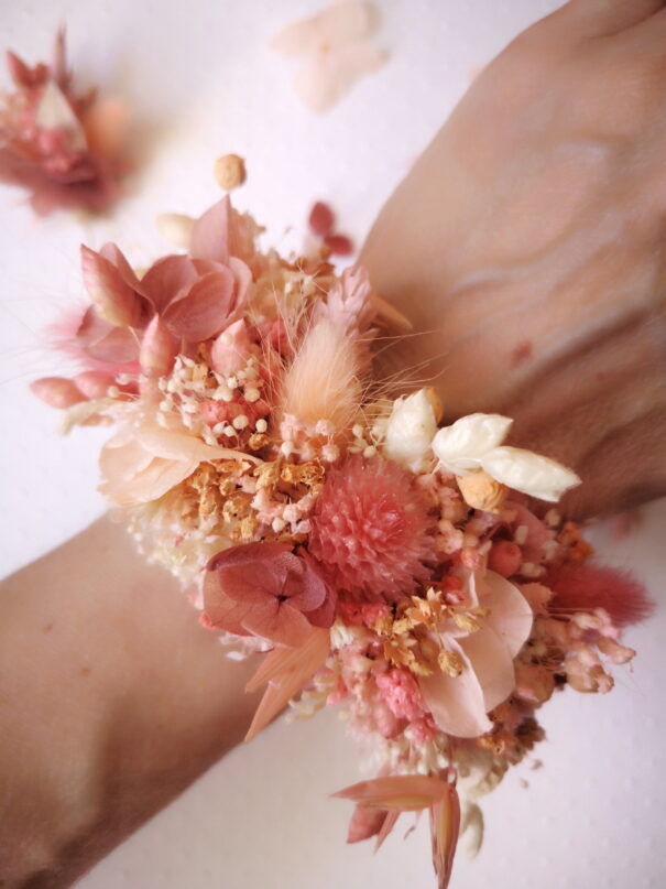 Bracelet en fleurs séchées – Image 7