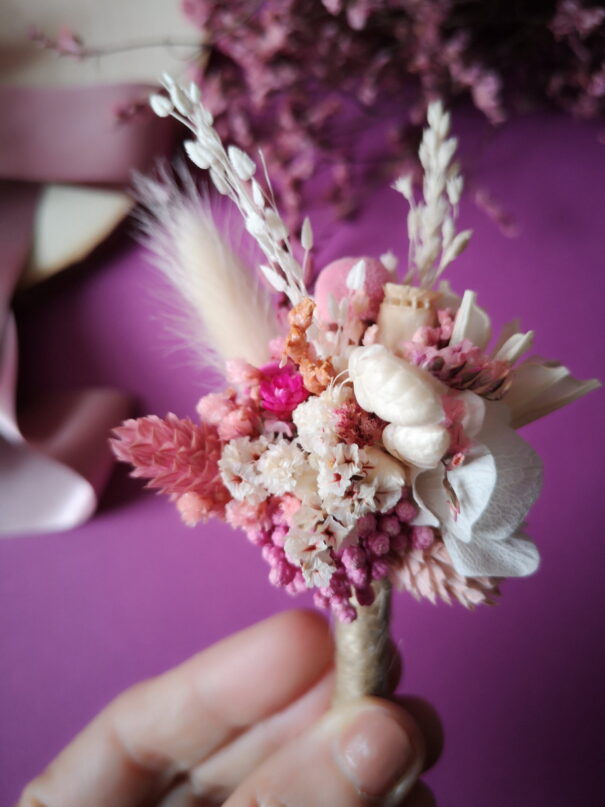Commande accessoires fleuris pour Héléna (un bracelet et une boutonnière) – Image 5