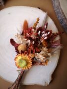 Lot de 8 petits bouquets de fleurs séchées dans des teintes automnales – Image 4