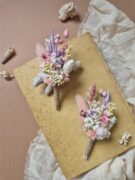 Boutonnière en fleurs séchées sur mesure - Adultes – Image 13