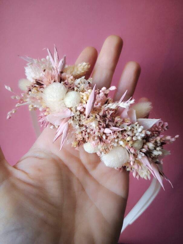 Bracelet en fleurs séchées – Image 6