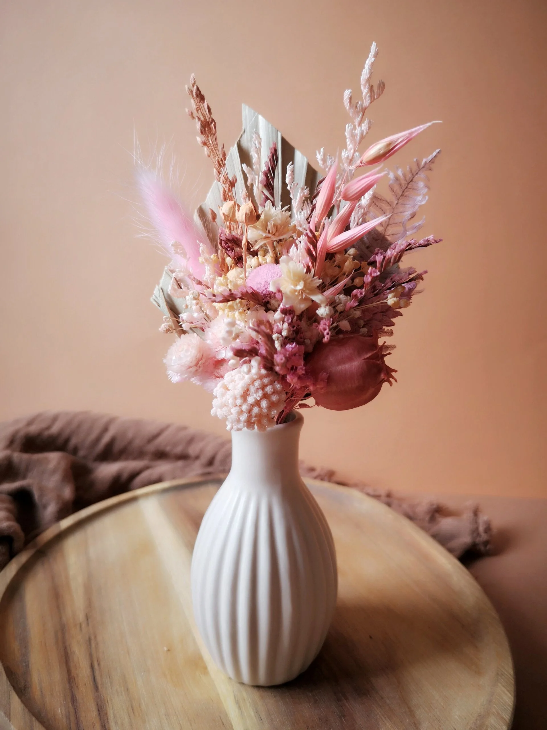 Participer à un atelier créations en fleurs séchées [Acompte] - Mini bouquet, bougie et aimant fleuris – Image 2