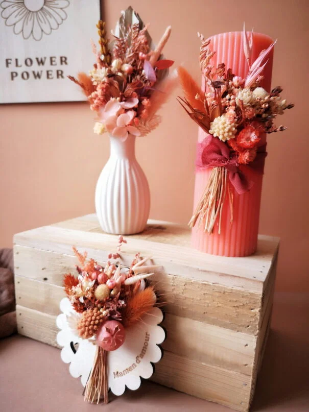 Coffret cadeau fleurs séchées [édition fête des mères] – Image 2