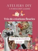 Atelier fleurs séchées : trio de créations