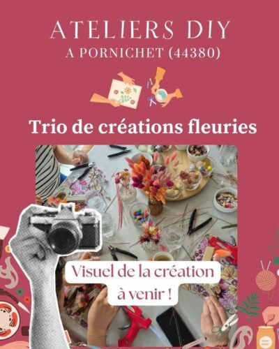Atelier fleurs séchées : trio de créations