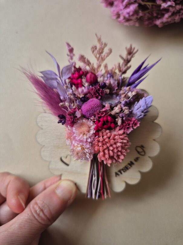 Commande de 5 aimants fleuris personnalisés – Image 8