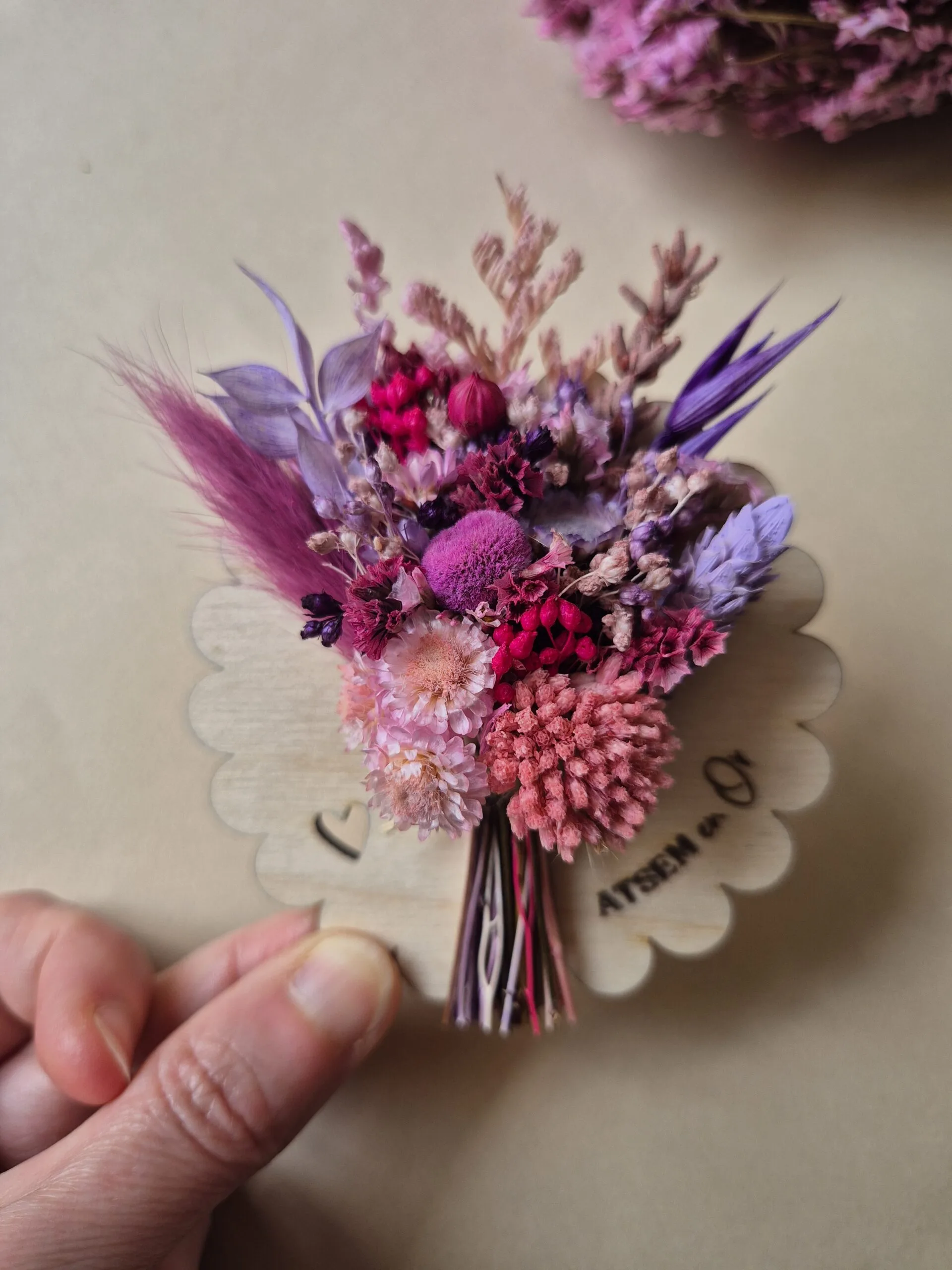 Commande de 5 aimants fleuris personnalisés – Image 8