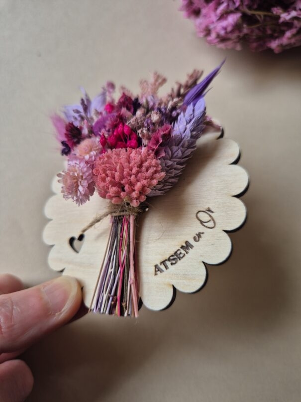 Commande de 5 aimants fleuris personnalisés – Image 9
