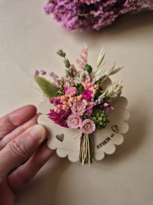 Commande de 5 aimants fleuris personnalisés – Image 6