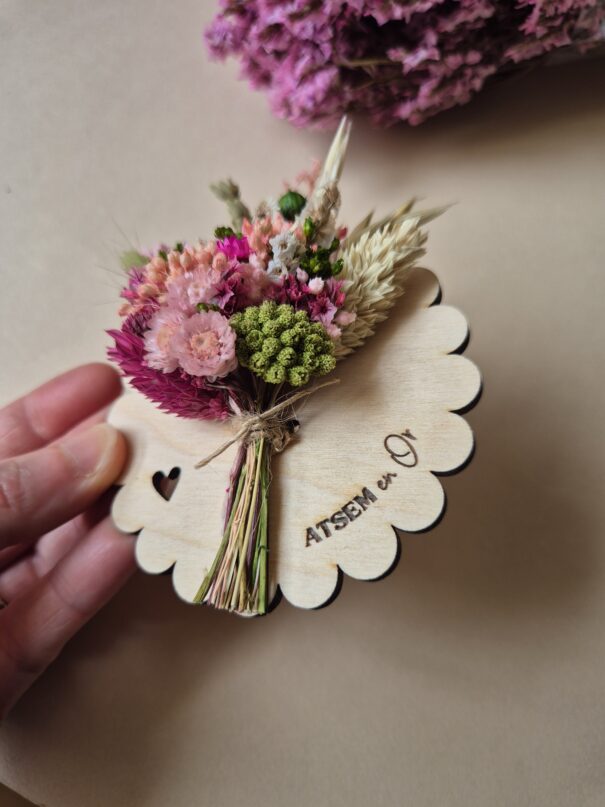 Commande de 5 aimants fleuris personnalisés – Image 7