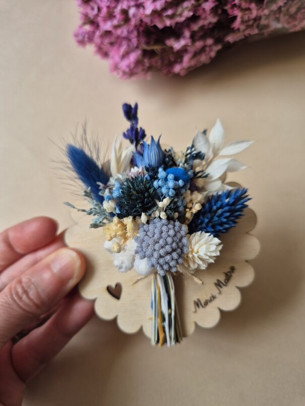 Commande de 5 aimants fleuris personnalisés – Image 2