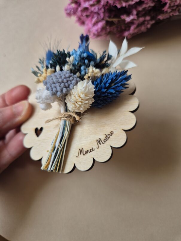 Commande de 5 aimants fleuris personnalisés – Image 3