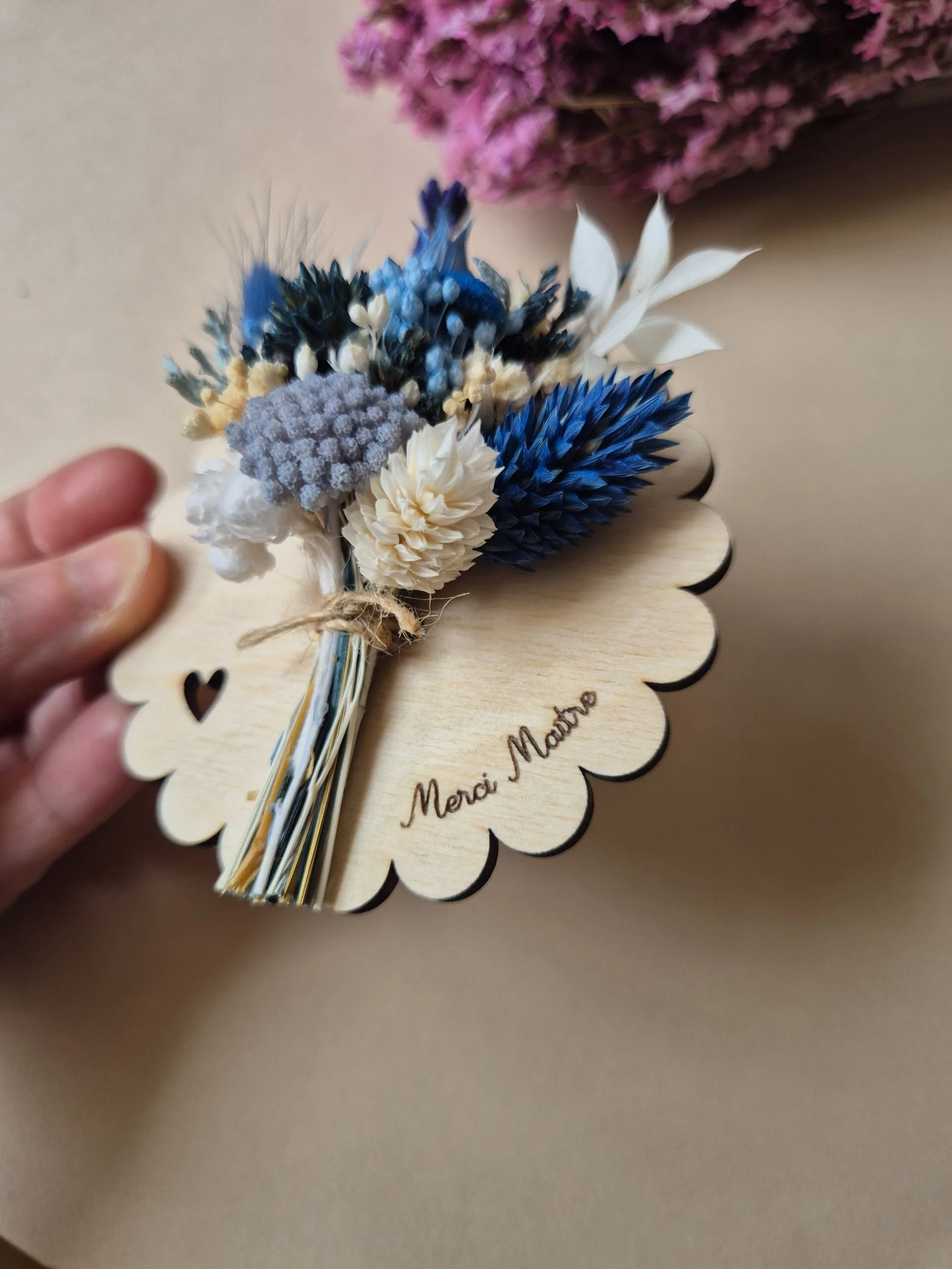 Commande de 5 aimants fleuris personnalisés – Image 3