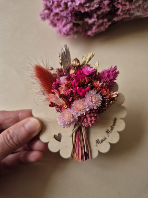 Commande de 5 aimants fleuris personnalisés – Image 4