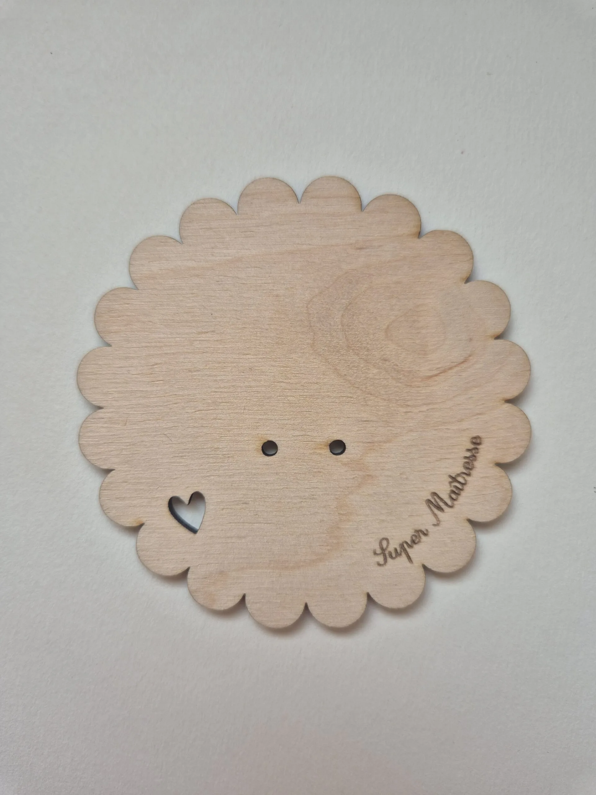 Aimant mini bouquet de fleurs séchées sur support en bois (cadeau maîtresse d'école et ATSEM) – Image 7