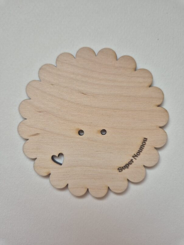 Aimant mini bouquet de fleurs séchées sur support en bois (cadeau maîtresse d'école et ATSEM) – Image 45