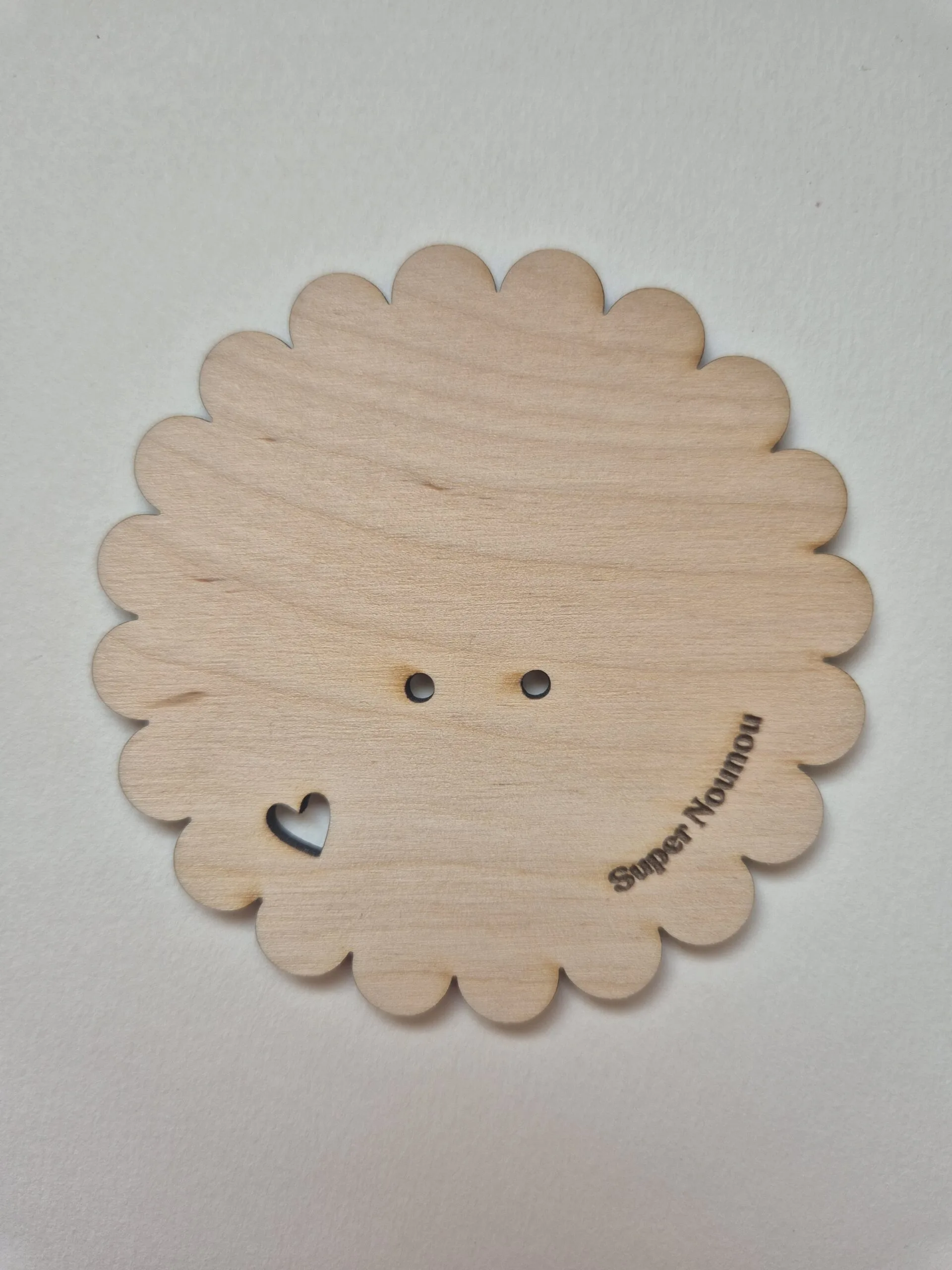 Aimant mini bouquet de fleurs séchées sur support en bois (cadeau maîtresse d'école et ATSEM) – Image 11