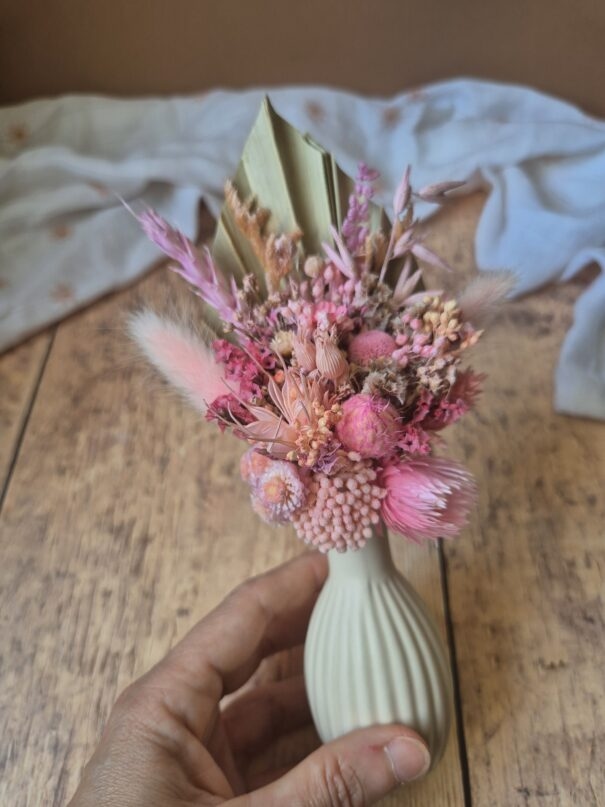 3 mini bouquets de fleurs séchées pour Léa – Image 5