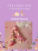 Atelier floral DIY - Lettres en fleurs séchées