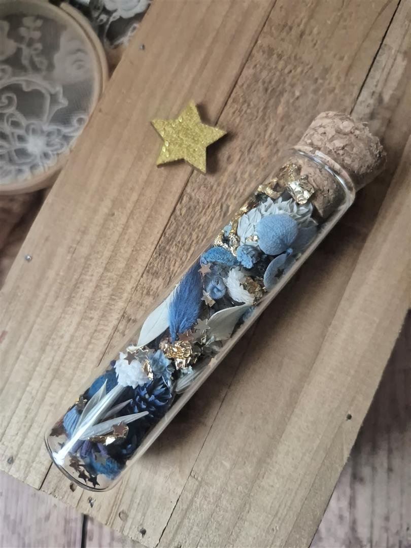 Fiole fleurie façon grigri porte bonheur – Image 16