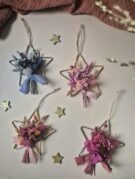 Etoile fleurie en fleurs séchées à suspendre – Image 2