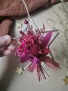 Etoile fleurie en fleurs séchées à suspendre – Image 6