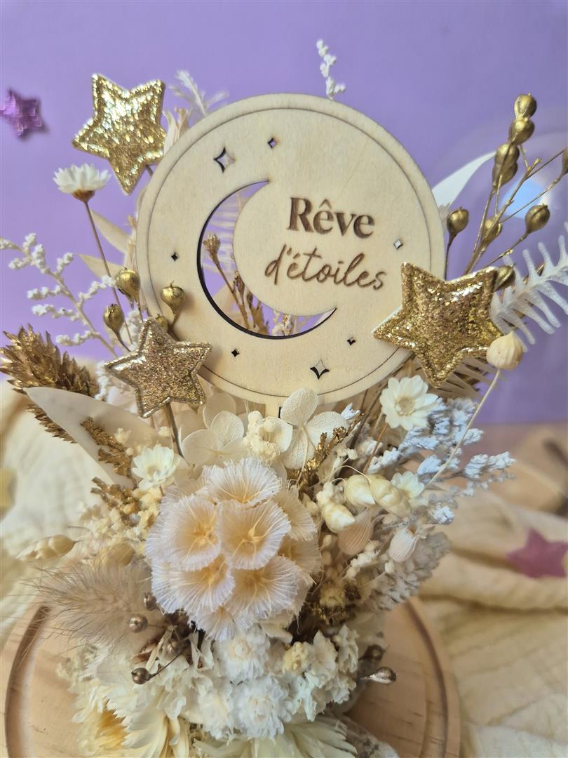 Atelier cloche de fleurs séchées étoilées "Rêve d'étoiles" – Image 4