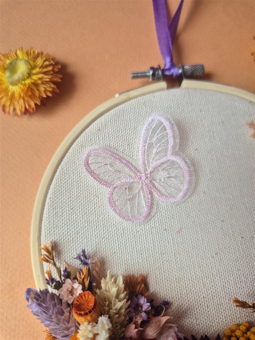 Atelier enfants Tambour à broder fleuri – Image 4