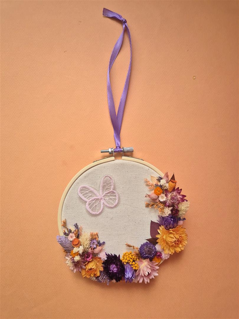 Atelier enfants Tambour à broder fleuri – Image 5