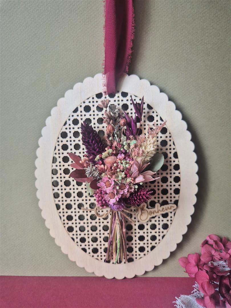 Atelier DIY – Petit cadre en bois et fiole fleuris – Image 3