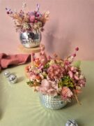Atelier créatif Petit vase boule disco fleurs séchées – Image 2